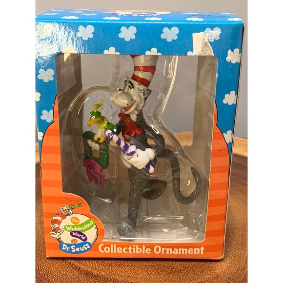 Dr. Seuss Collectible Ornament 1997 Enesco The Wubbulous World Cat In The Hat - Picture 1 of 8